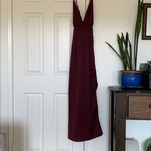 Maroon Dress